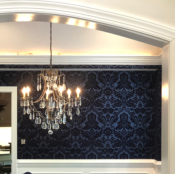 Damask1 | Shields Wallpaper & Mural Installations