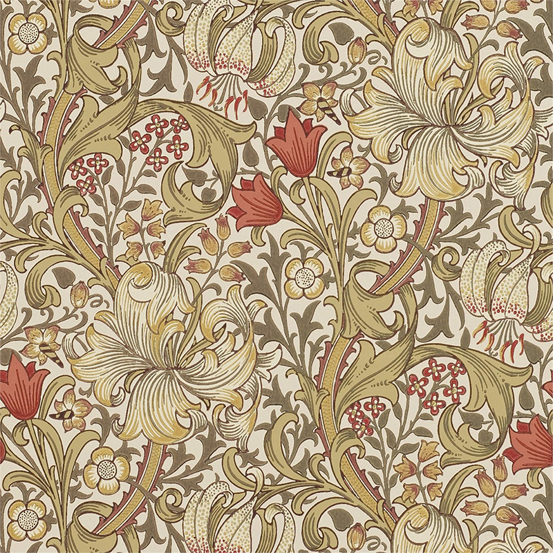 Wm-Morris-Powder-Room3 | Shields Wallpaper & Mural Installations